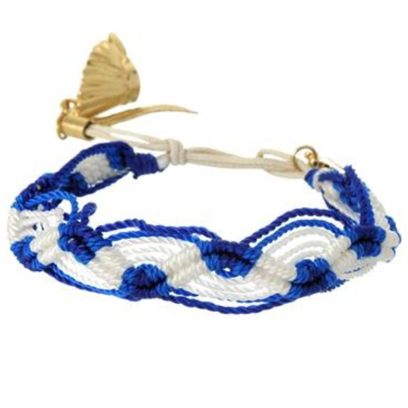 Disney Jewelry - 10 X DISNEY COUTURE POCAHONTAS BLUE/WHITE FRIENDSHIP 14KT GP CHARM BRACELETS~NEW